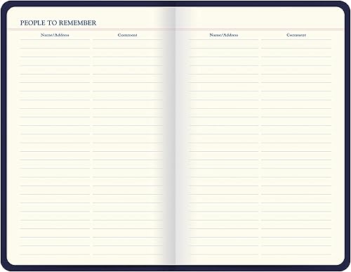 Miniatura 9 de Letts Icon Book - Diario de viaje, papel crema, 192 páginas, 7.625 x 5 x 0.75 pulgadas, azul marino (B090155)