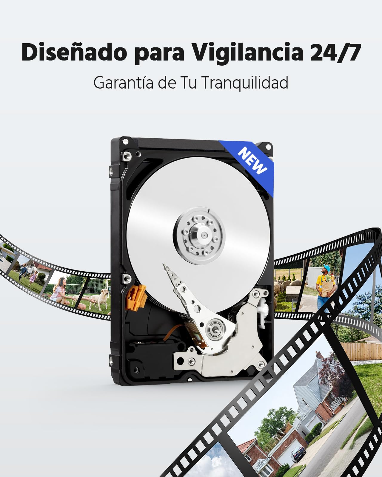 ANNKE 3K Lite 8CH DVR con Detección Personas/Vehiculos, 4X 1080P Visión Nocturna en Color Cámaras Kit de Videovigilancia con Disco Duro 1TB, Alarmas por Email, Grabación 24/7, Luz Dual Inteligente