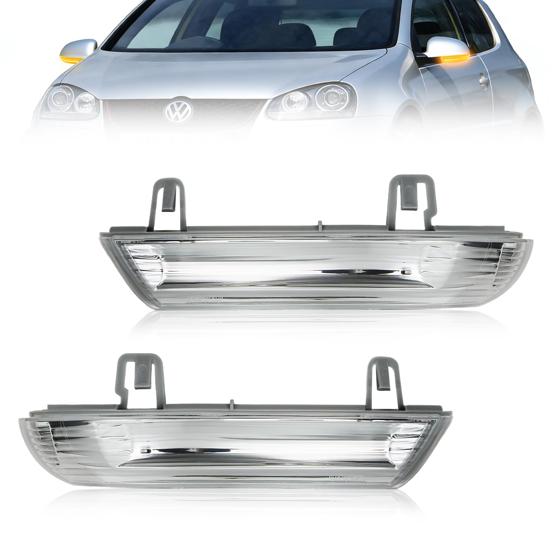 Convitex 2x Spiegelblinker Links & Rechts - für VW Golf 5/5 Plus / 6 Variant & PassAT/Variant - Kompatibel mit 1K5,1K1,5M1,521,3B3,3C2,3B6,3C5-1K0949101 / 1K0949102