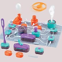 Electric Circuit Kit for Children, 101 Experiences & 45 Circuits | Electricity Learning, DIY Exploration Electronics, Physics Circuits, STEM Educational Toy for Kids