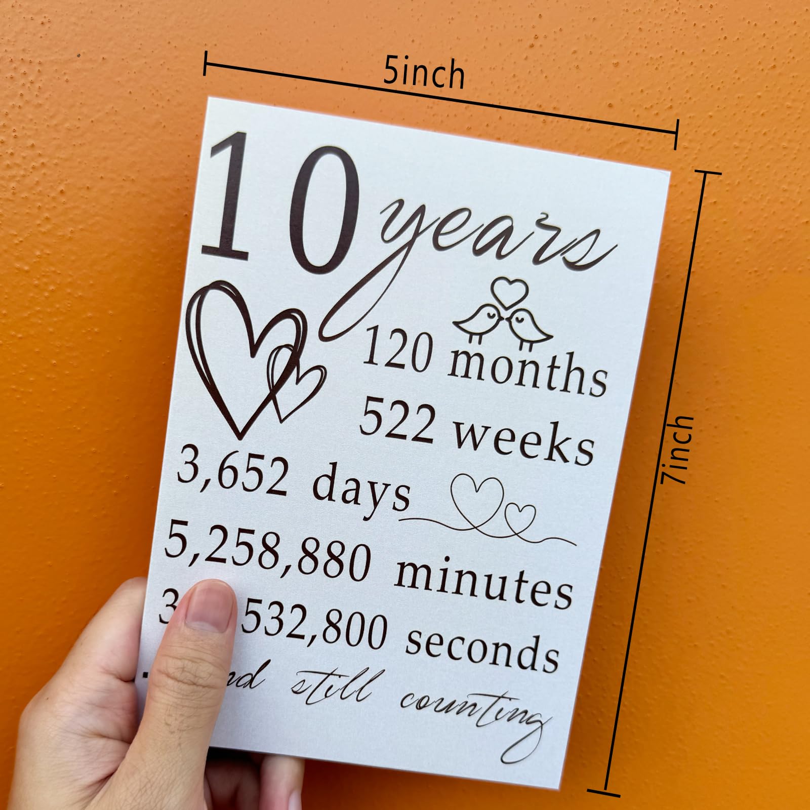 Carte 10 E Anniversaire Pour Mari Femme Petit Ami Cameroon