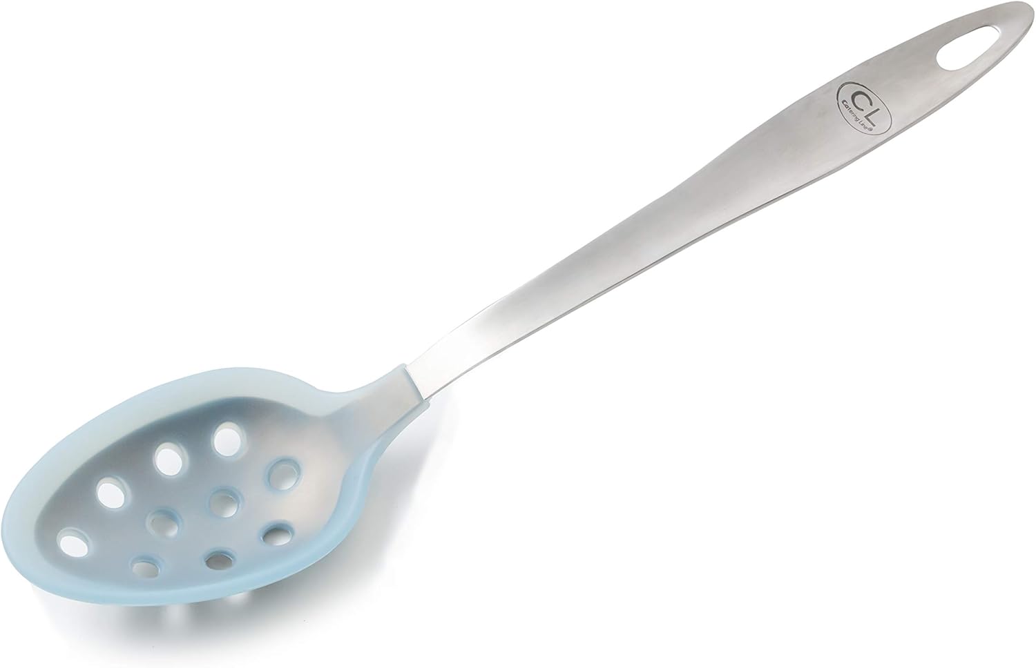 Catering Line Silicone Slotted Spoon Large Rubber Bottomed Strainer