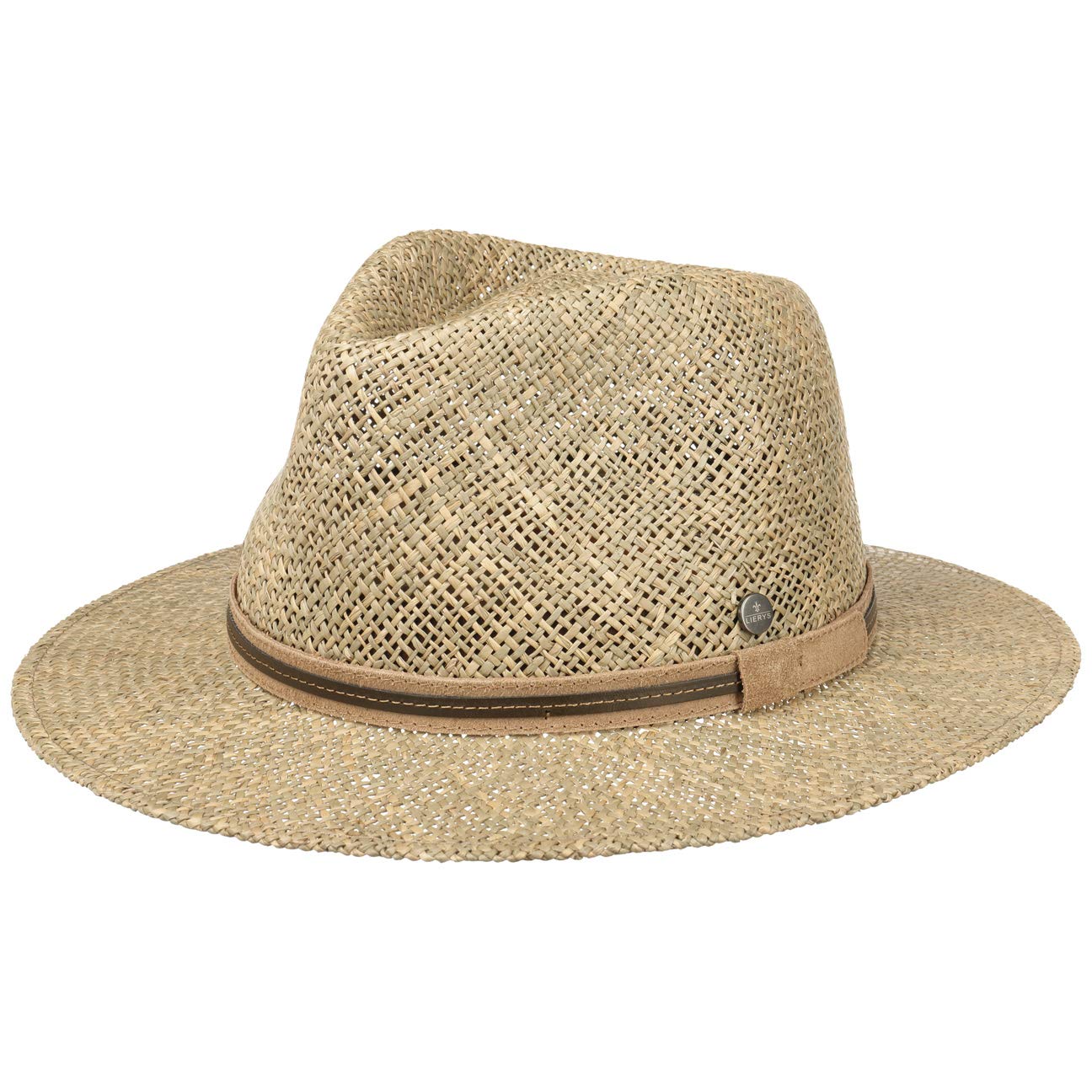 Lierys Sombrero de Paja Parsell Traveller Mujer/Hombre - Made in Italy Playa Sol con Banda Piel Primavera/Verano