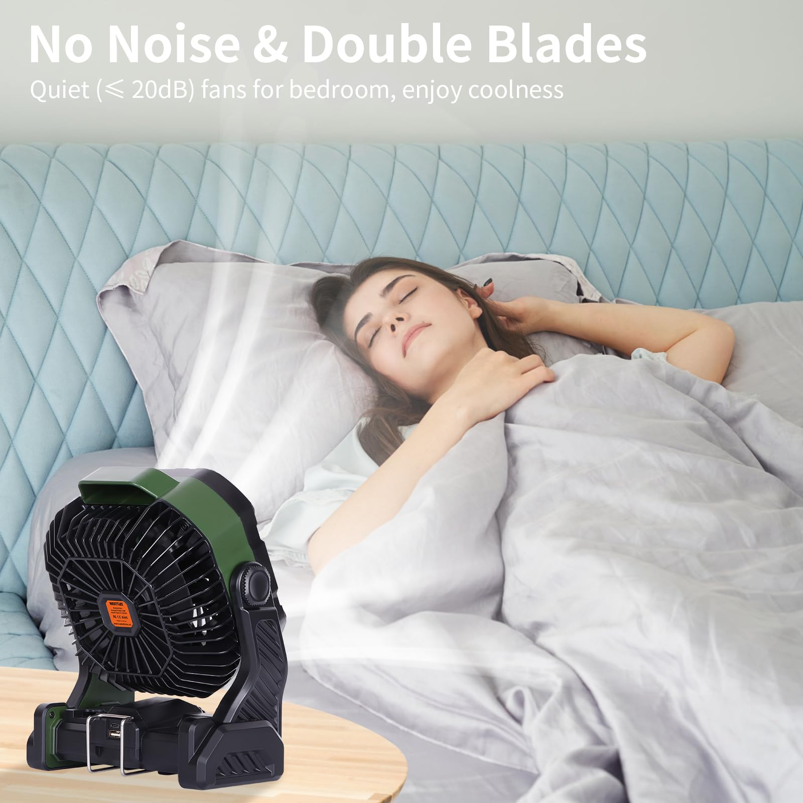 fan for beach tent
