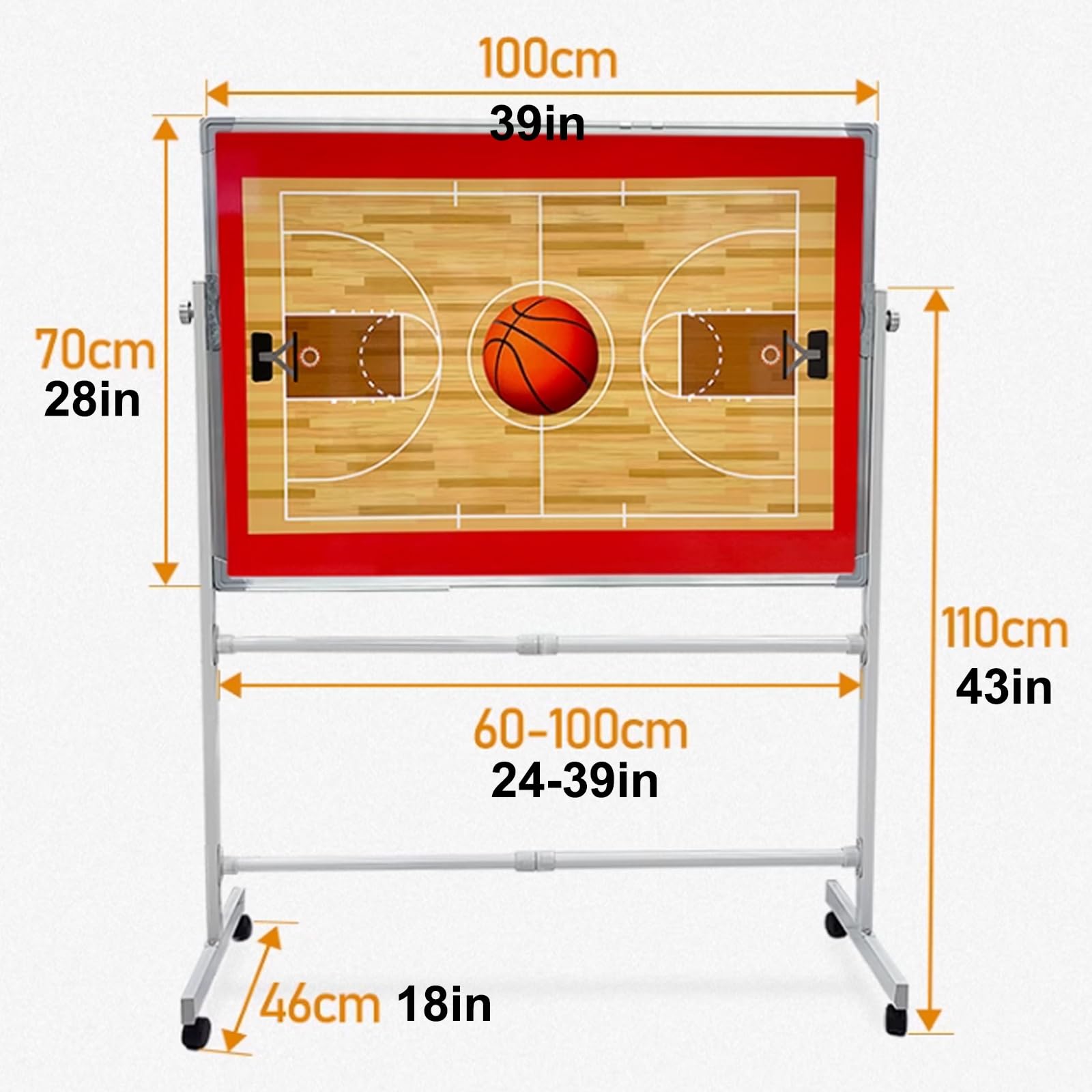 Coaches Lavagna Tattica Calcio Allenatore di Board, Lavagna Calcio, Basket Board per Insegnare E Formazione, per Accessori per Il Piano di Allenamento di Basket, Calcio E Partite