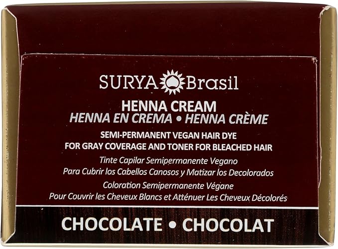 Crema de Henna Chocolate Surya Brasil - 2.31 oz miniatura 7