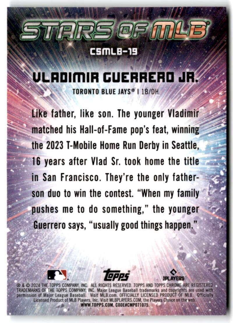 Amazon.com: 2024 Topps Stars of MLB Chrome #CSMLB-19