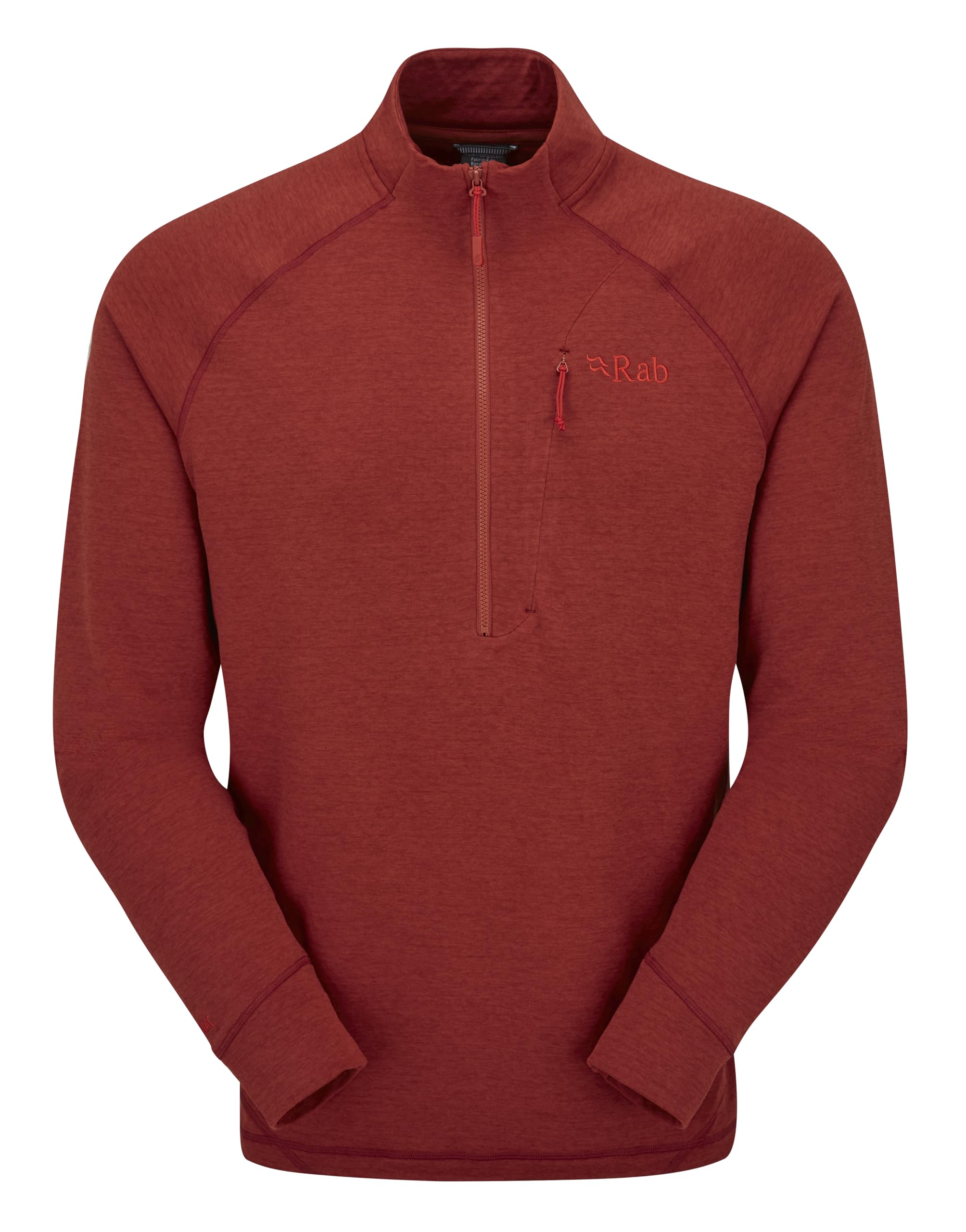 Rab Men's Tuscan Red Nexus Pull-On - Lightweight Fleece Jacket For Trekking & Climbing - XX-Large