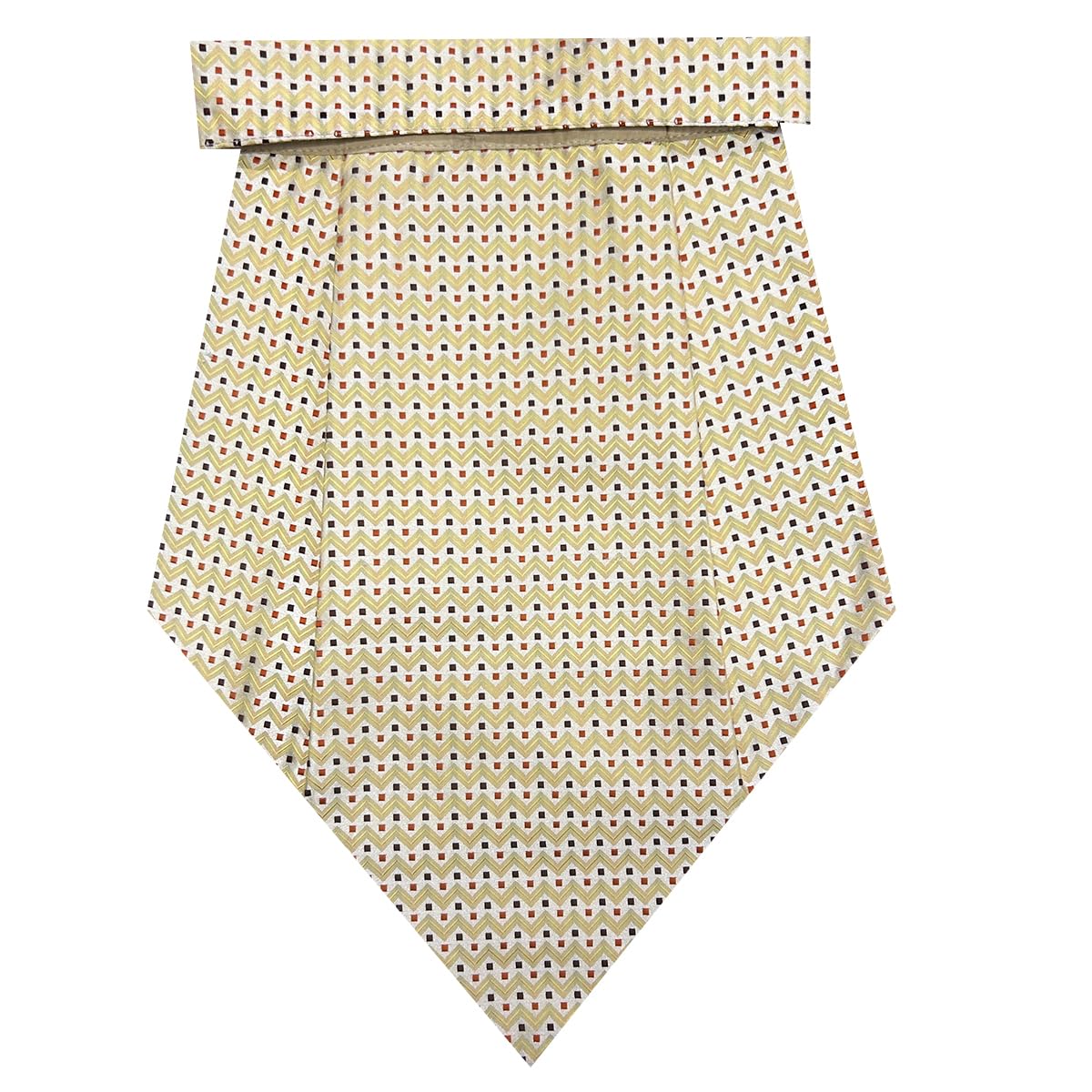 Mens Cravat | Color - Light Yellow | pack of 1 | Size -12 x 9 inches | tweed fabric | Microfiber | Superior finishing | Packaging – White box |-image-40