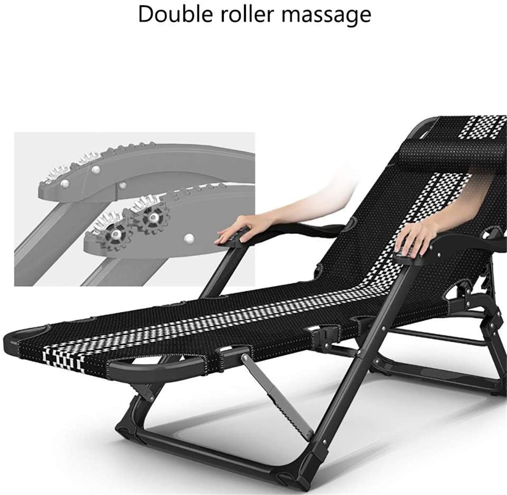 Lettino Prendisole Leggero Pausa Pranzo Multifunzionale Per Il Tempo Libero Per Adulti Ufficio Siesta Bed Home BackreDeck Sedia Da Spiaggia Portatile Da Campeggio, Carico 200kg Comfortable anniversary