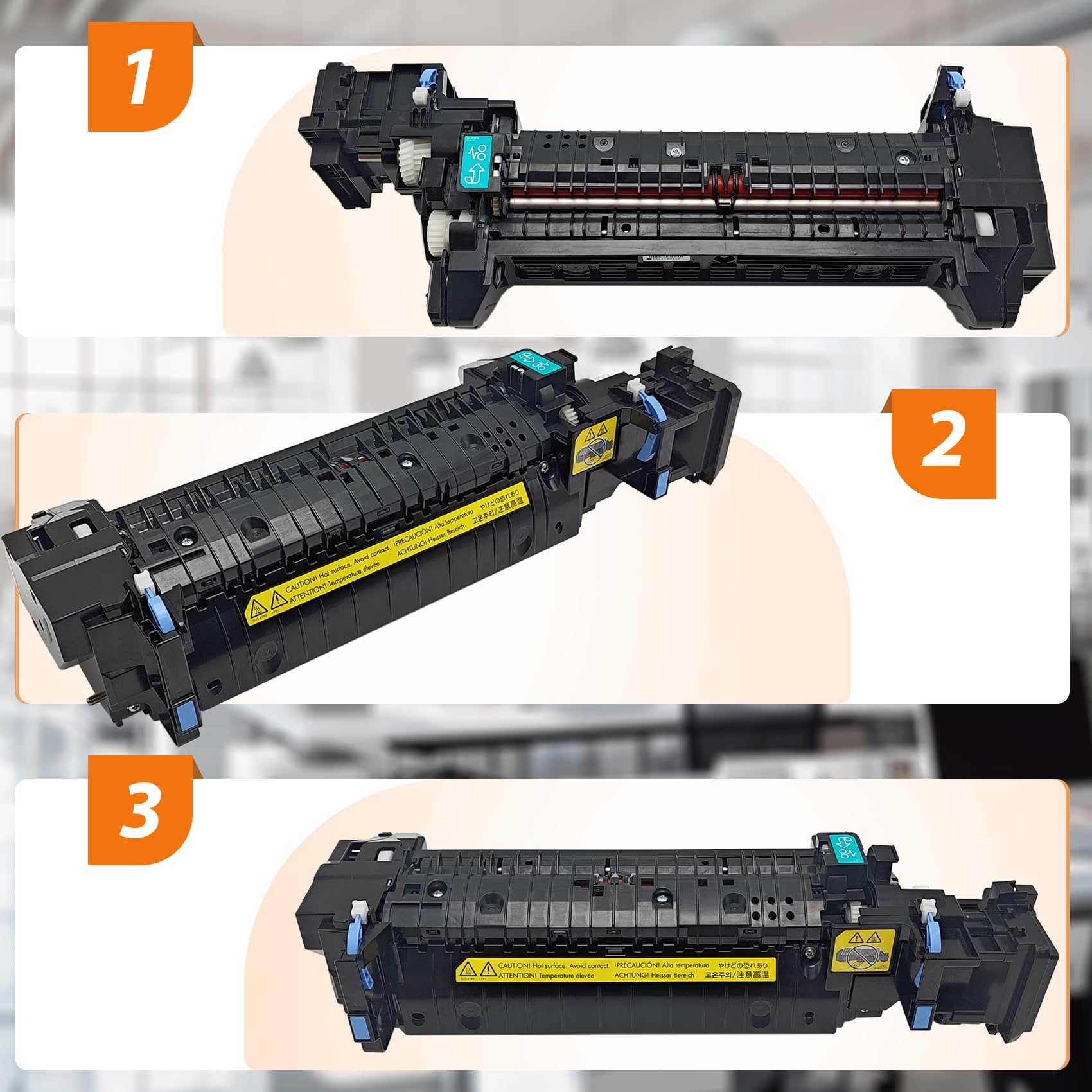 P1B91A (RM2-1928, RM2-1928-000CN) Fuser Maintenance Unit,Compatible with Color Laserjet M681 M682 M652 M653 Printers,150000 Pages