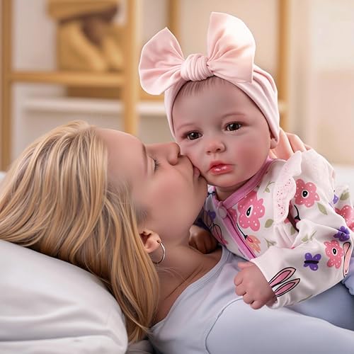 Miniatura 5 de BABESIDE Reborn Baby Dolls - Muñeca realista de vinilo suave de 20 pulgadas, muñecas de bebé de la vida real con accesorios completos, perfectas