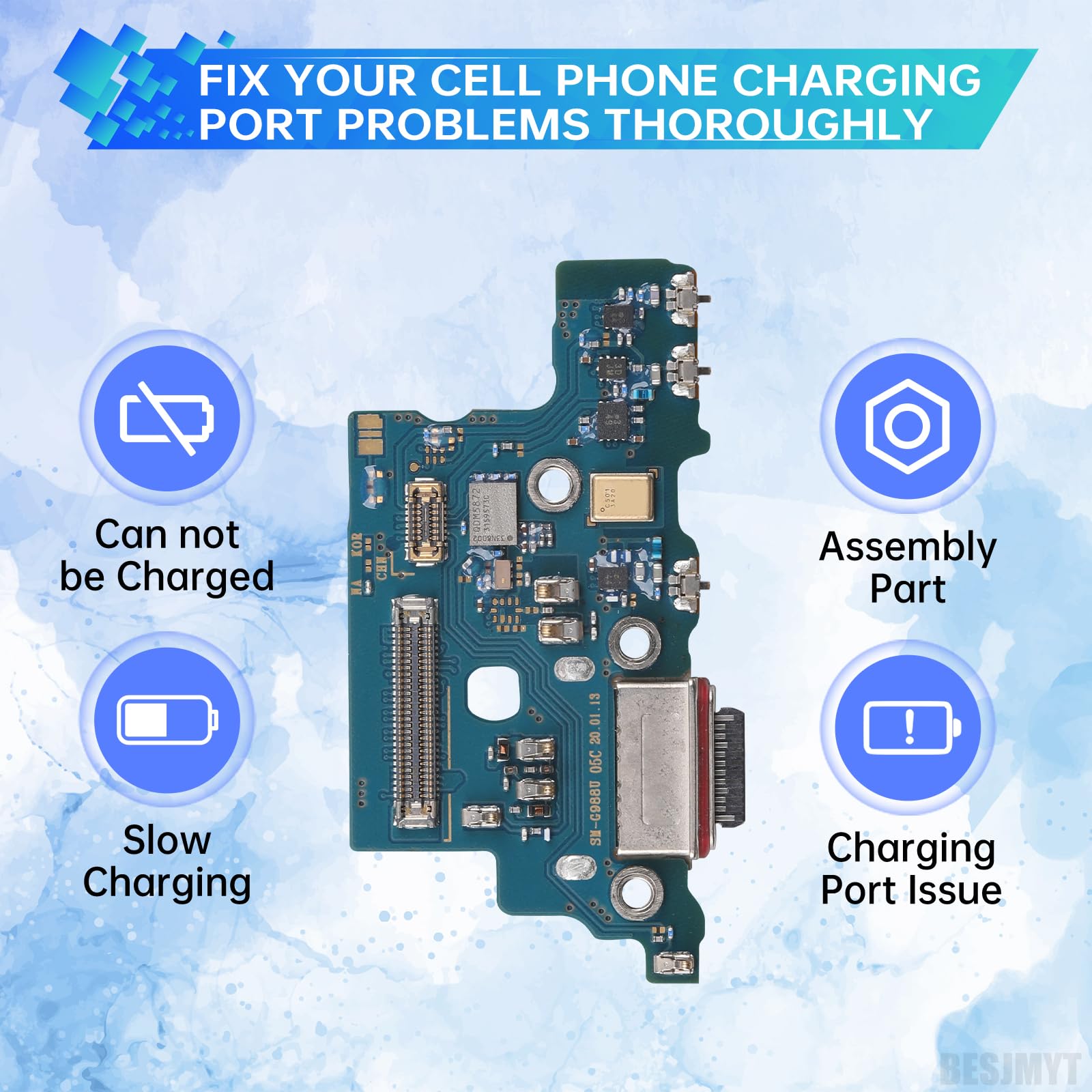Amazon.co.jp: Samsung Galaxy S20 Ultra 5G 充電ポート交換用USB充電 
