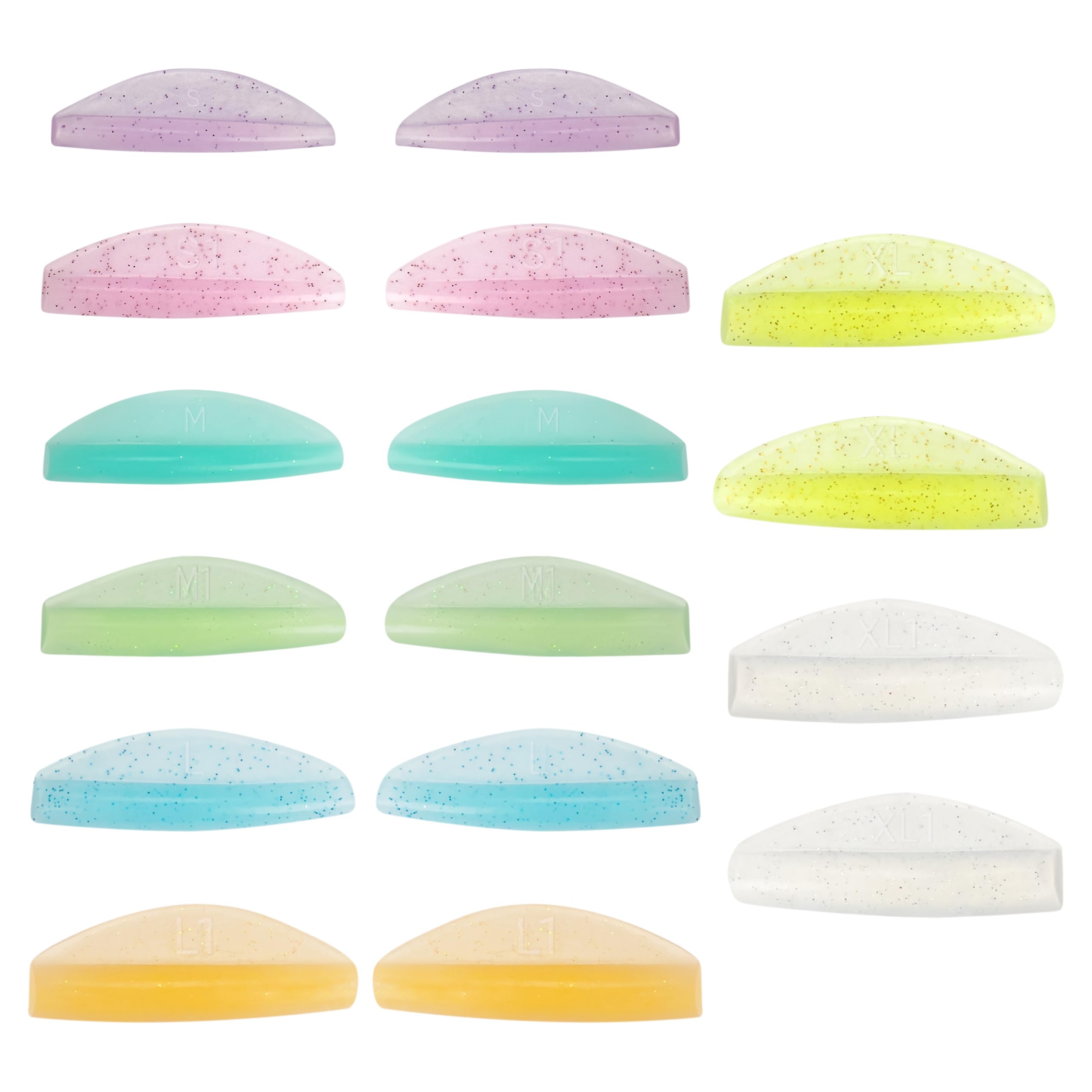 Lash Lift Silicone Pads Eyelash lifting shields Glue free On Eyelid Eyelash Perm Rod Flat Lifting Ultra Curl 2 Style For Daily Makeup Party Dating With Y brush Ribbon Cover Eye Patch Jelly Lami Roller