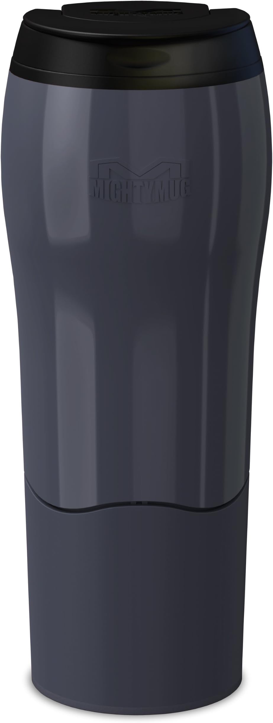 Dexam Mighty Mug Travel Mug 'the mug that won't fall over' Thermos in Charcoal Black 17920227