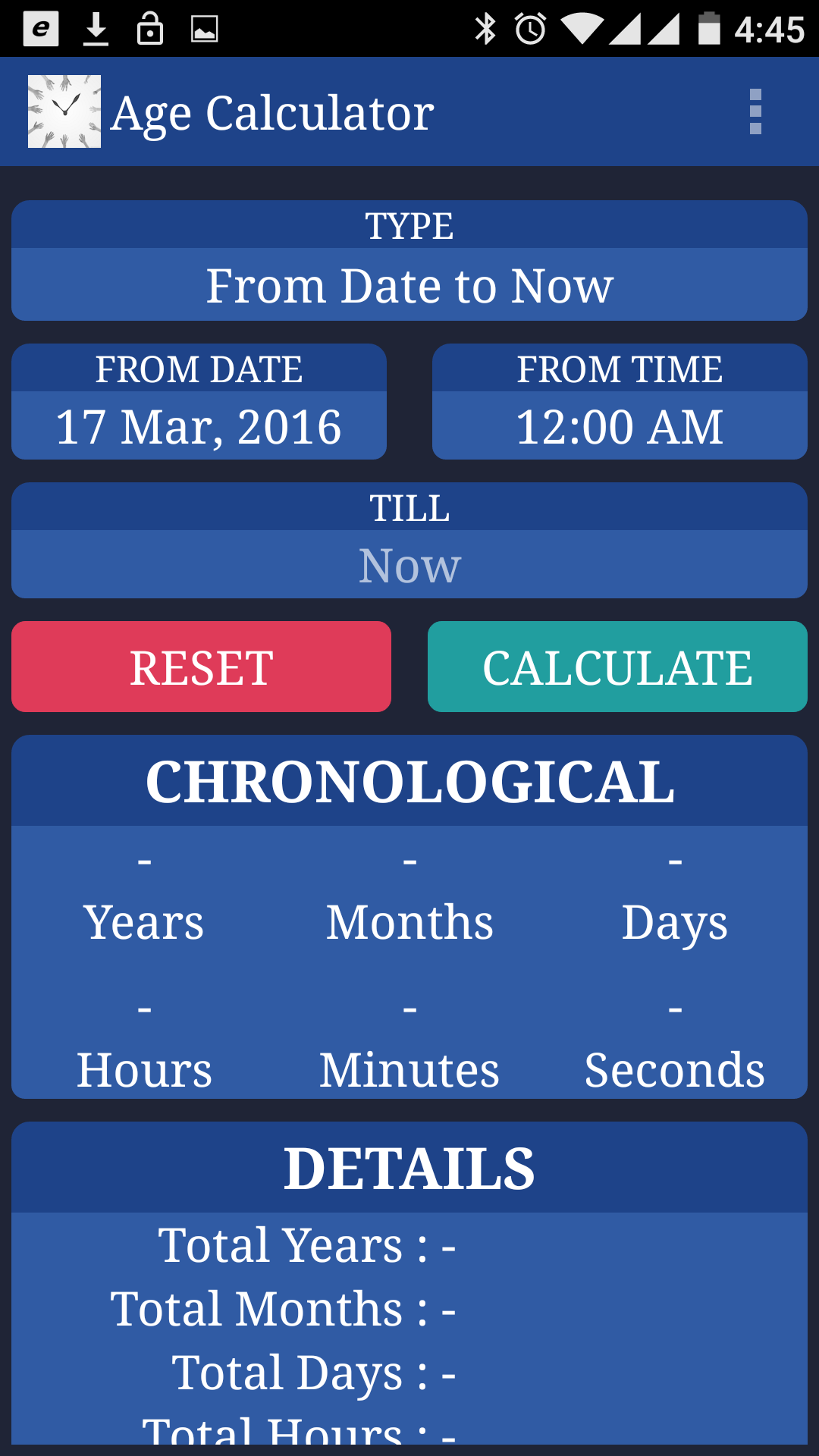 Age Calculator - App on Amazon Appstore