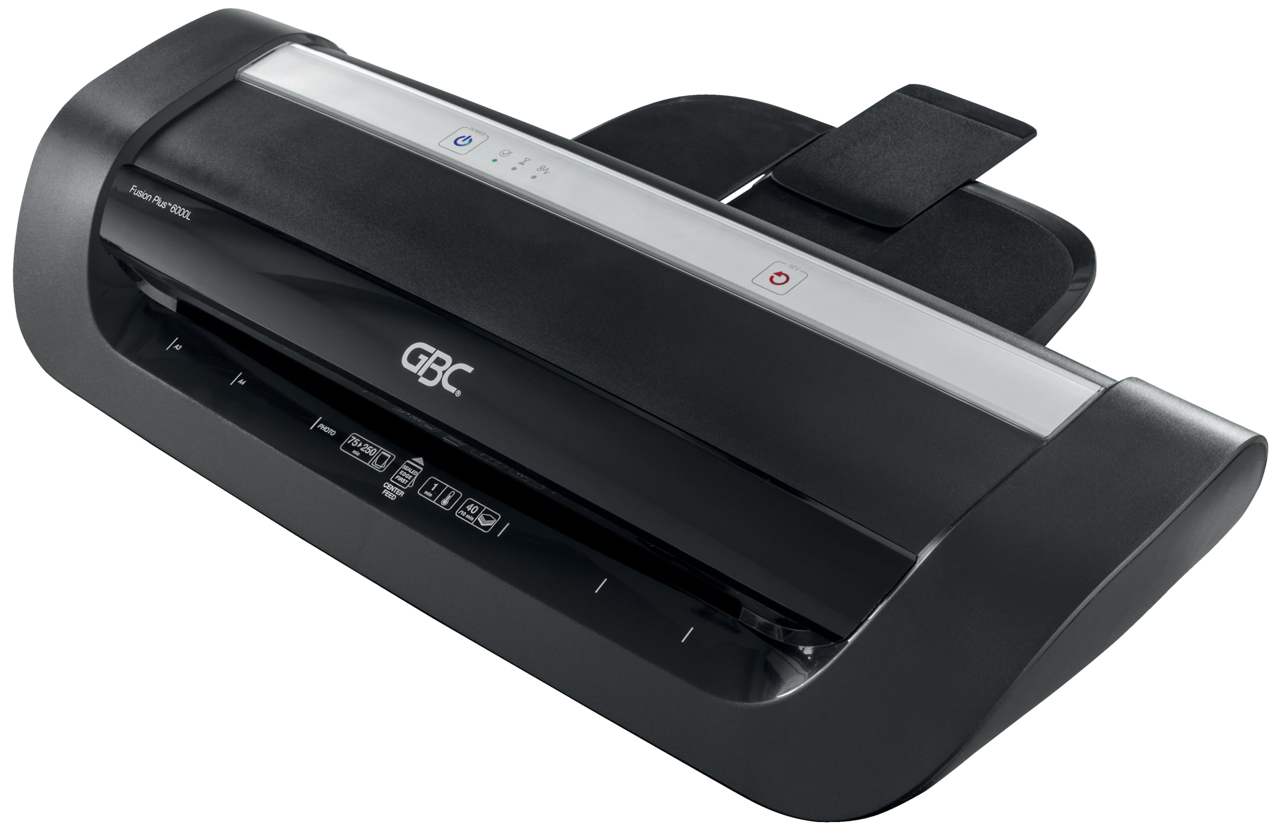 GBC 4402134EU – Plastificadora Fusion Plus 6000L A3, Calentamiento En 1 Minuto, Ajuste Automático De Grosor, Plastificación De 2x75 A 2x250 Micras, Retroceso Automático Anti Atascos