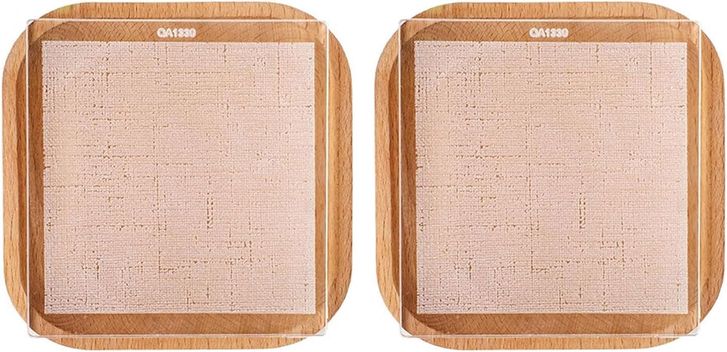 Practical Fondant Embossing Pad Flower Lace Embossing Acrylic Stamp for Fondant Sugar Craft Chocolate Cakes Dessert Craft Supplies
