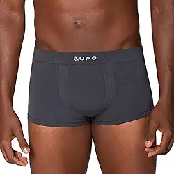 Cueca Sunga Micromodal® Lupo Sem Costura Low Peeling Modal Respirável Masculino Adulto