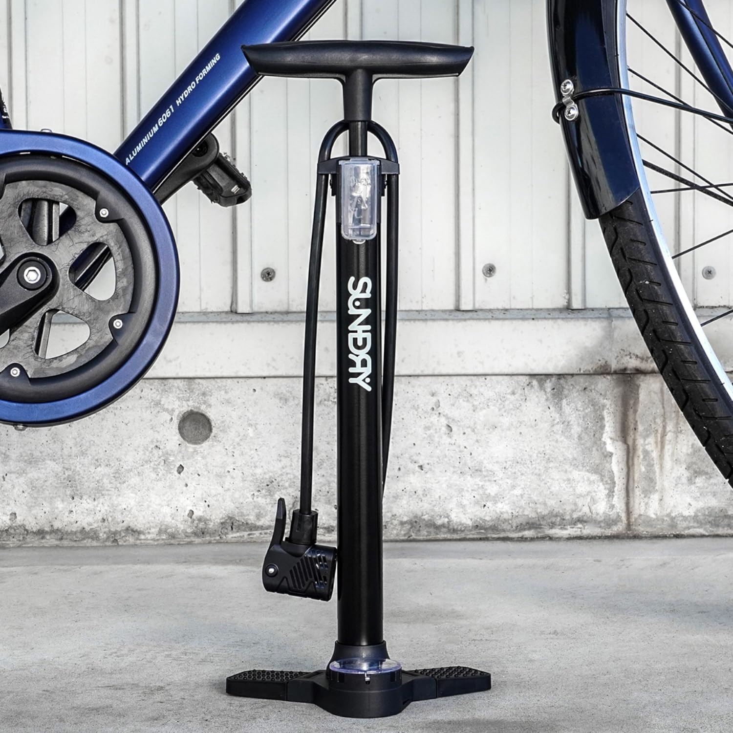 Amazon | 角利産業 SUNDRY デュアルバルブ 自転車ポンプ ショート 【SG