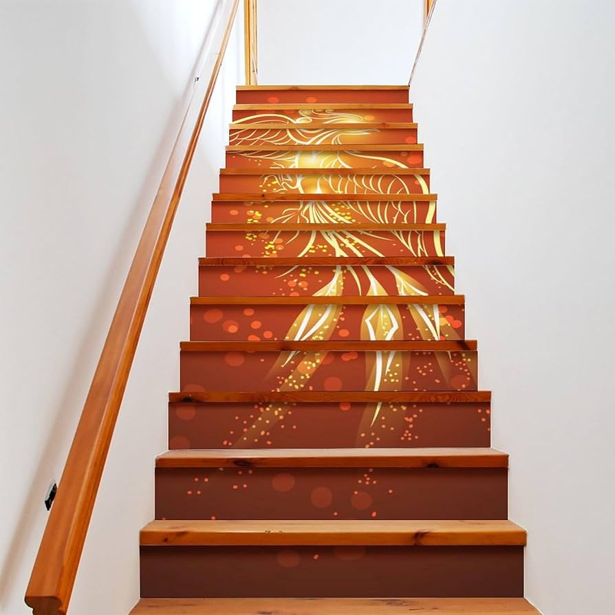 紅色塗り高級台屏風 Amazon.co.jp: 階段用ステッカー 鳳凰 オレンジ 中国風 中華風