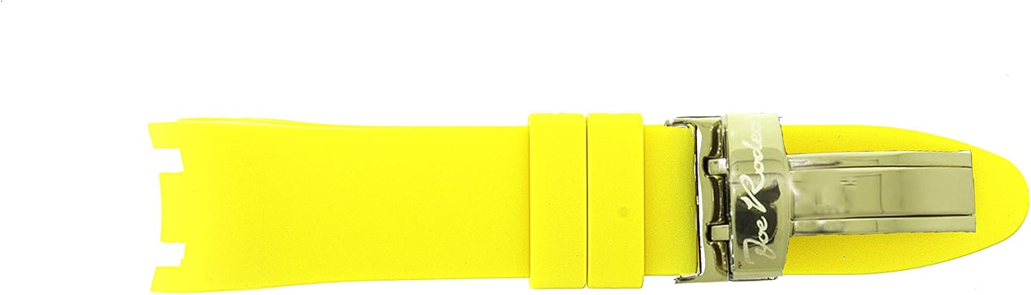 Joe Rodeo JoJo Watch Band for Master Man in Yellow Color Rubber with Yellow Buckle
