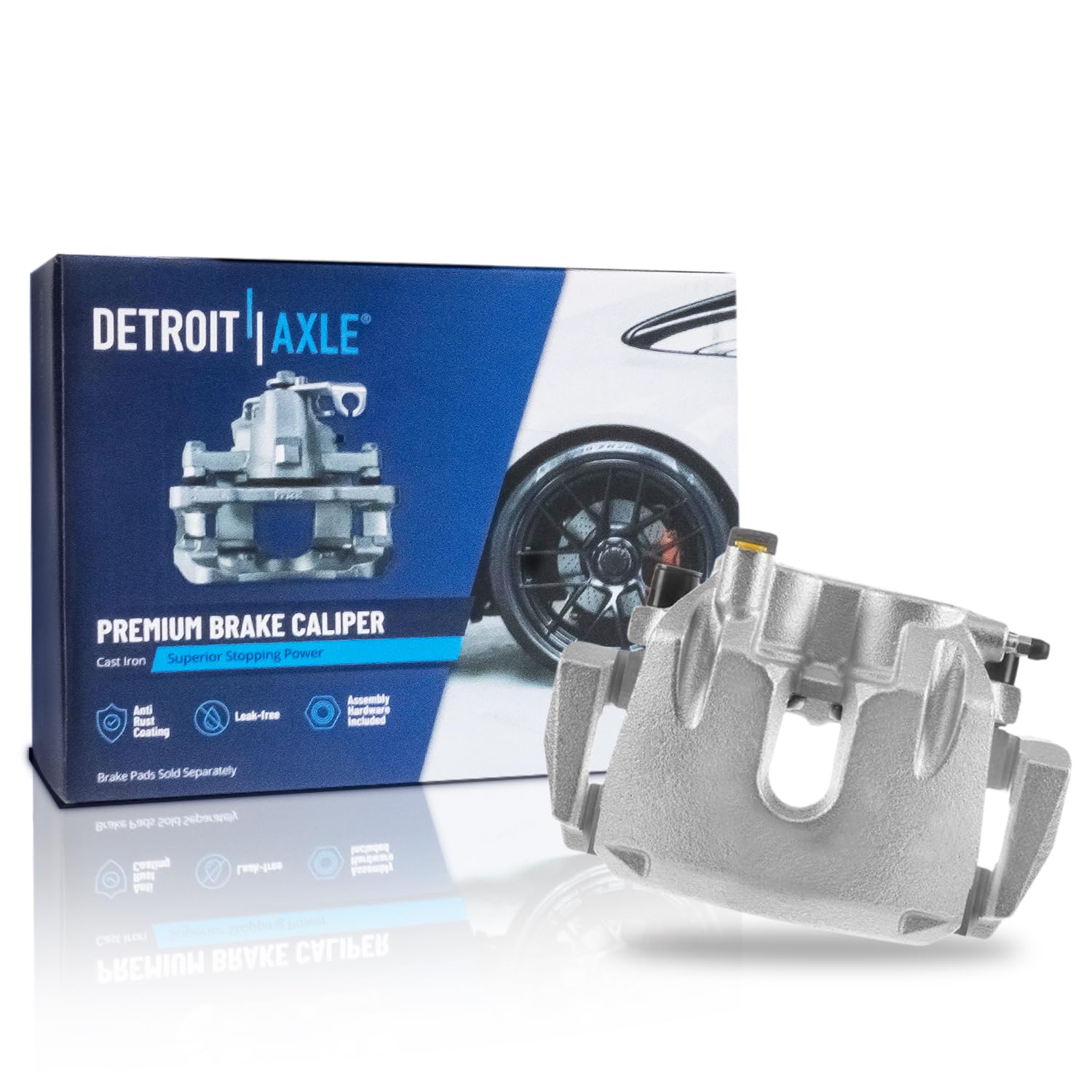 Detroit Axle - Front Right Brake Caliper for 2011-2017 Jeep Grand Cherokee