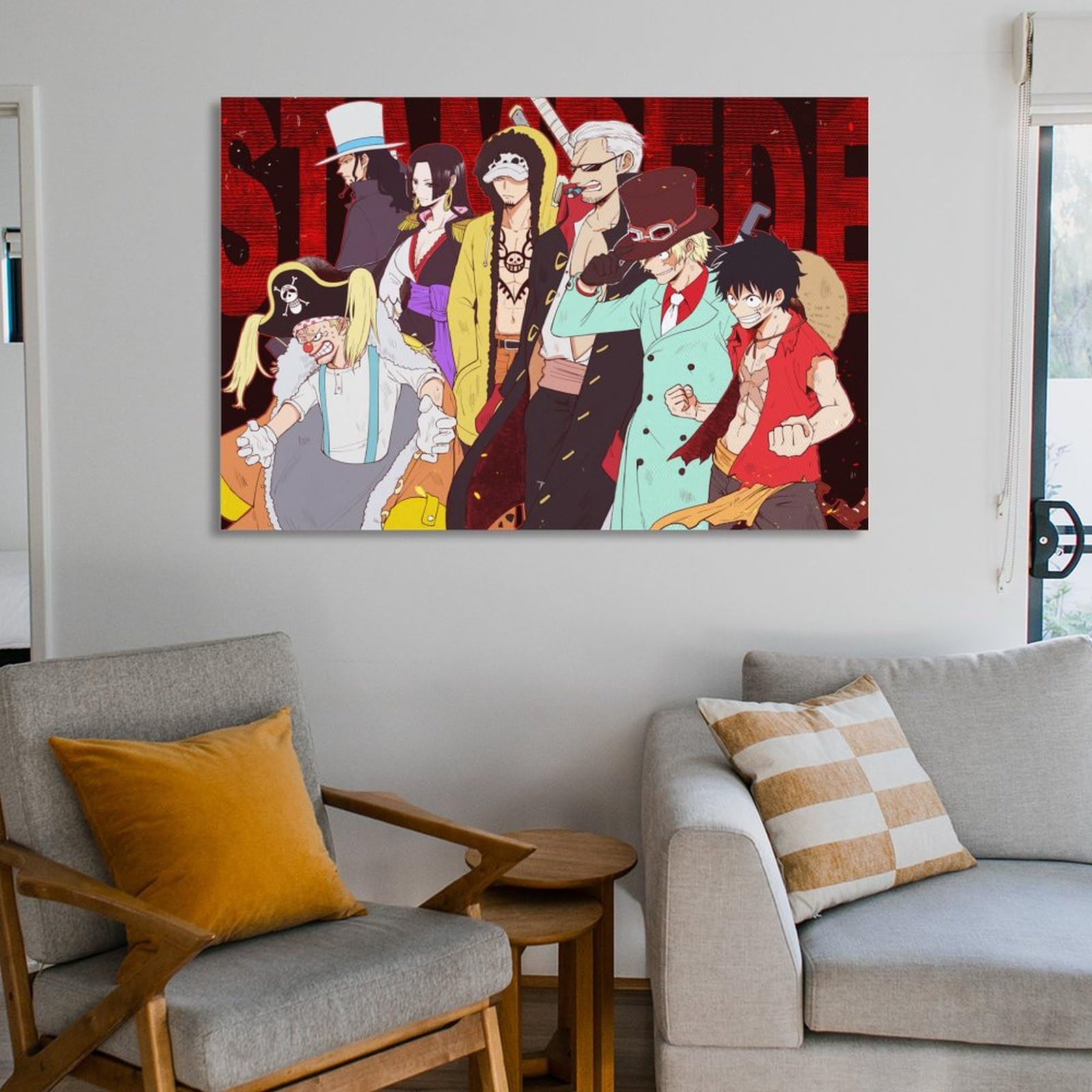 ワンピース アートパネル フレーム付き