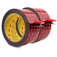 Vista 22 de Cinta de doble cara 3M VHB de 1/2''x4.67m, 0.043in de espesor, 4950, cinta de montaje resistente, cinta adhesiva para pared para colgar, cinta