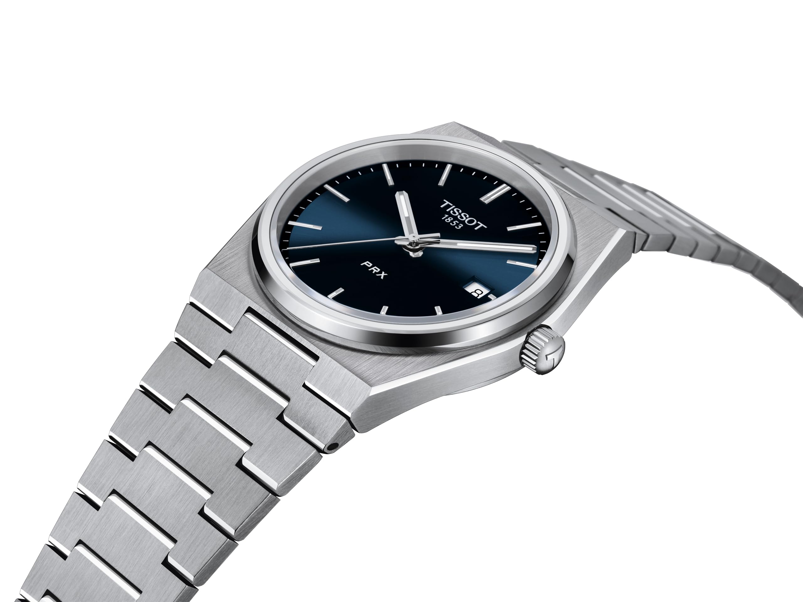 Tissot Herren Analog Quarz Armbanduhr PRX Swiss Made