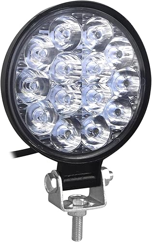Miniatura 14 de Willpower 2 piezas de 8.4 cm 48W Mini luz de trabajo LED ultra delgada, cápsulas de luz LED de haz puntual para todoterreno, luces de conducción