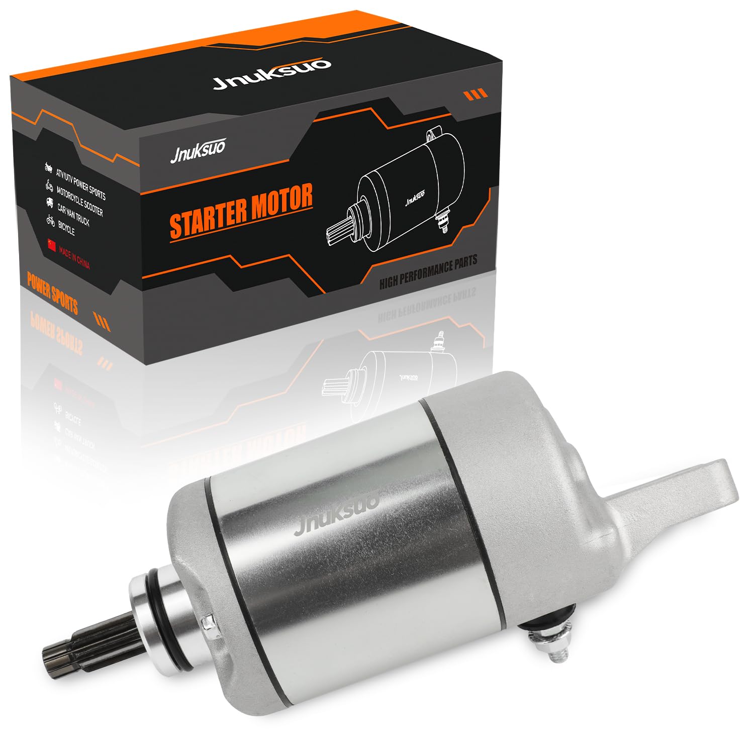 Photo 1 of Starter Motor for Honda Foreman 500 (TRX500) 2005-2011 & Foreman 400/450 (TRX400/450) - Replaces OEM 31200-HM7-003 31200-HM7-000 31200-HM7-A41 & SMU0048