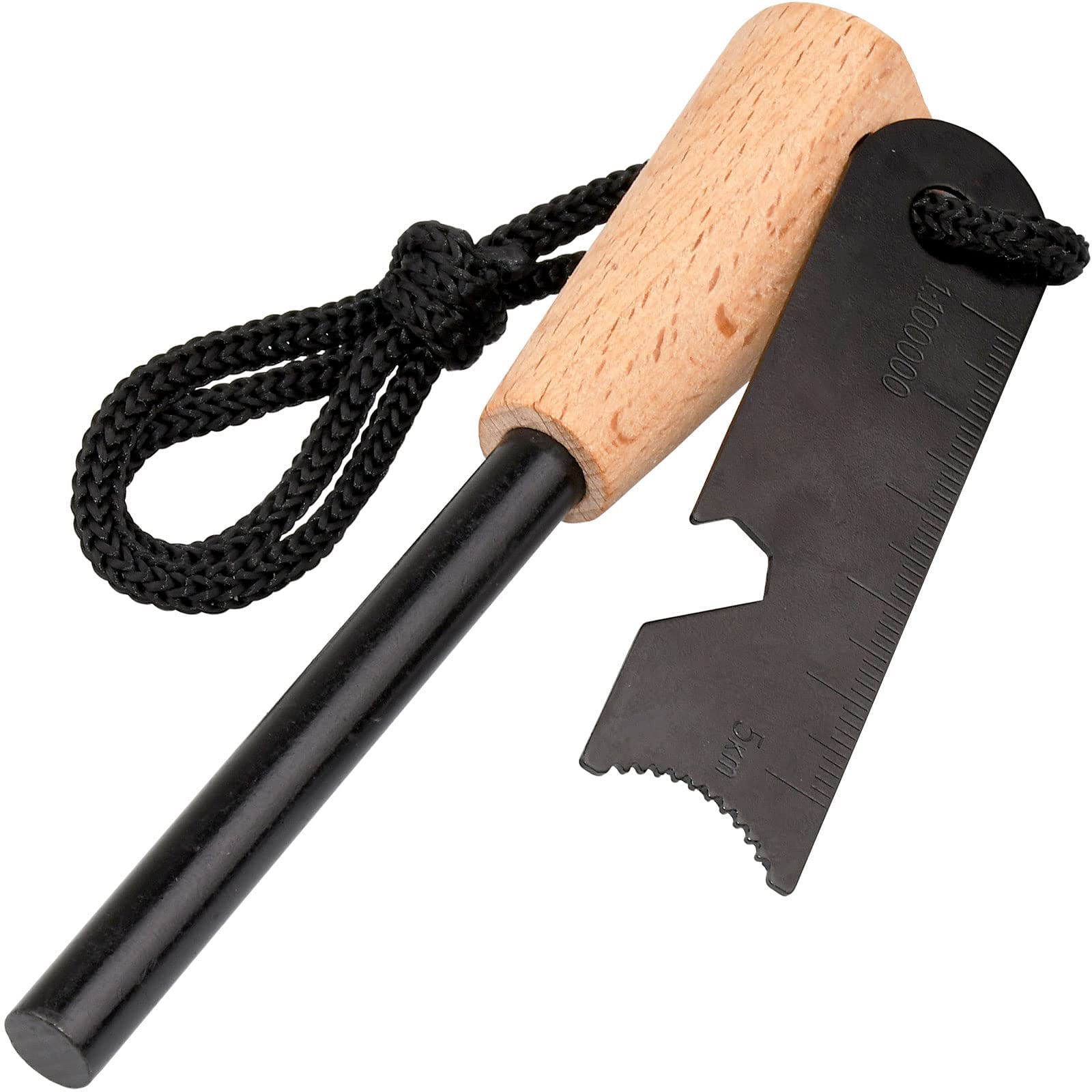 Hotwinds Ferro Rods Fire Starter Fire Striker with Multi-Tool Strike Emergency Survival Tool for Camping Hiking Bushcraft Survival