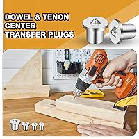 Vista 6 de 20 tapones de transferencia centrales de clavija y espiga sólidos, pasadores de centrado, herramienta de orificio para accesorios de herramientas