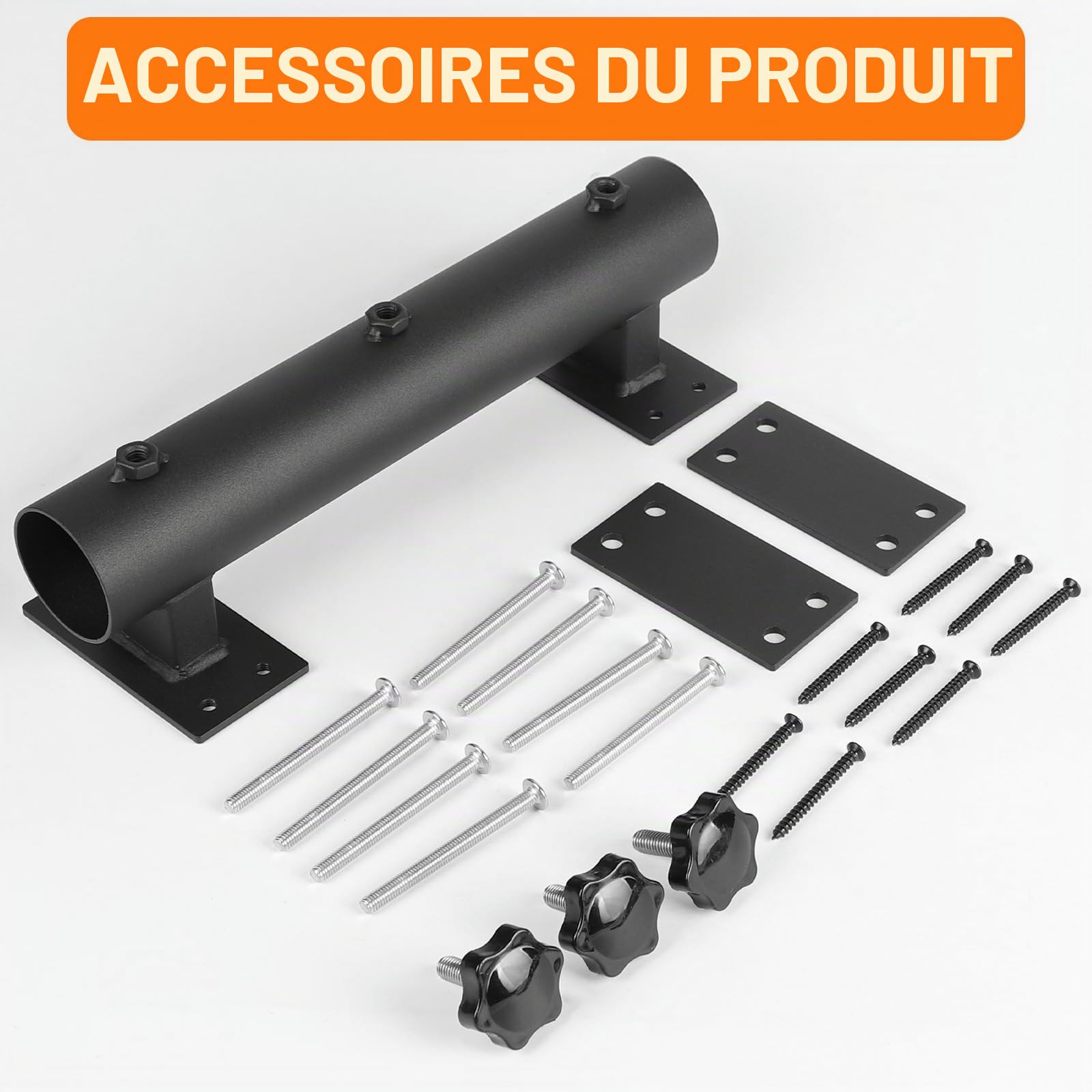 lalago Support de Parasol Robuste, Pied de Parasol Fixe pour Terrasse, Fixation pour Balustrade de Terrasse, Pince Réglable pour Balustrade, Plage, Cour, Balcon, Bateau, Hayon | Support de parasol réglable et résistant pour terrasse, auvent, terrasse, cou