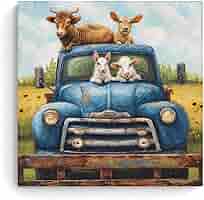 StephenKenny 活版印刷 ポスター TRUCK FURNITURE Amazon.com: Framed Wall Decoration Freightliner Blue Diesel