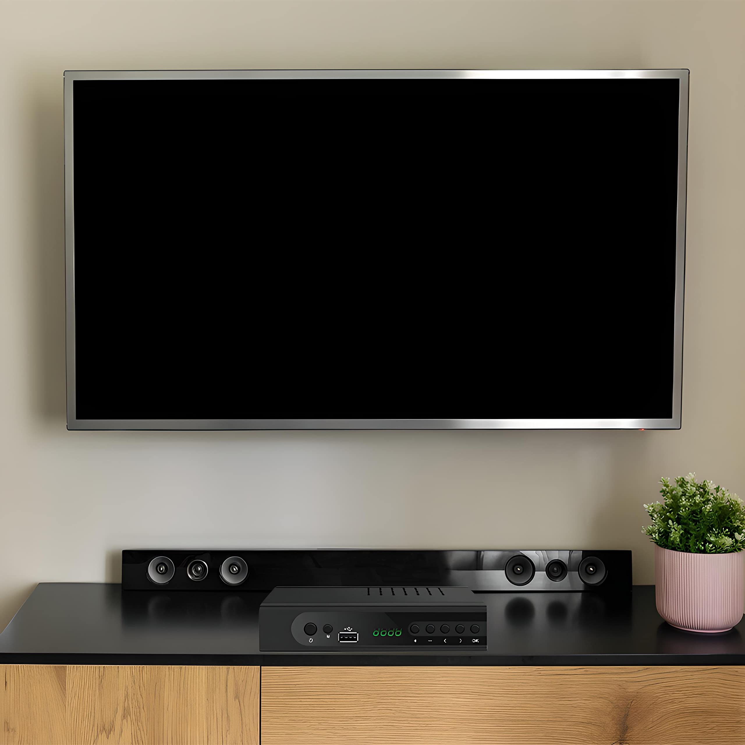 Retoo Décodeur, Tuner TV Numérique Terrestre, Récepteur Numérique Haute Définition Full HD 1080p, Télécommande Universelle, 3D, USB 2.0, Affichage Led, HDMI V1.4b, SCART, 240V, 50Hz/60Hz, DVB-T DVB-T2