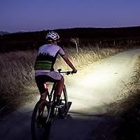 Vista 5 de Energizer Luz recargable X400 para bicicleta, IPX4 resistente al agua, diseño compacto y ligero, luz de clip frontal y luz LED trasera