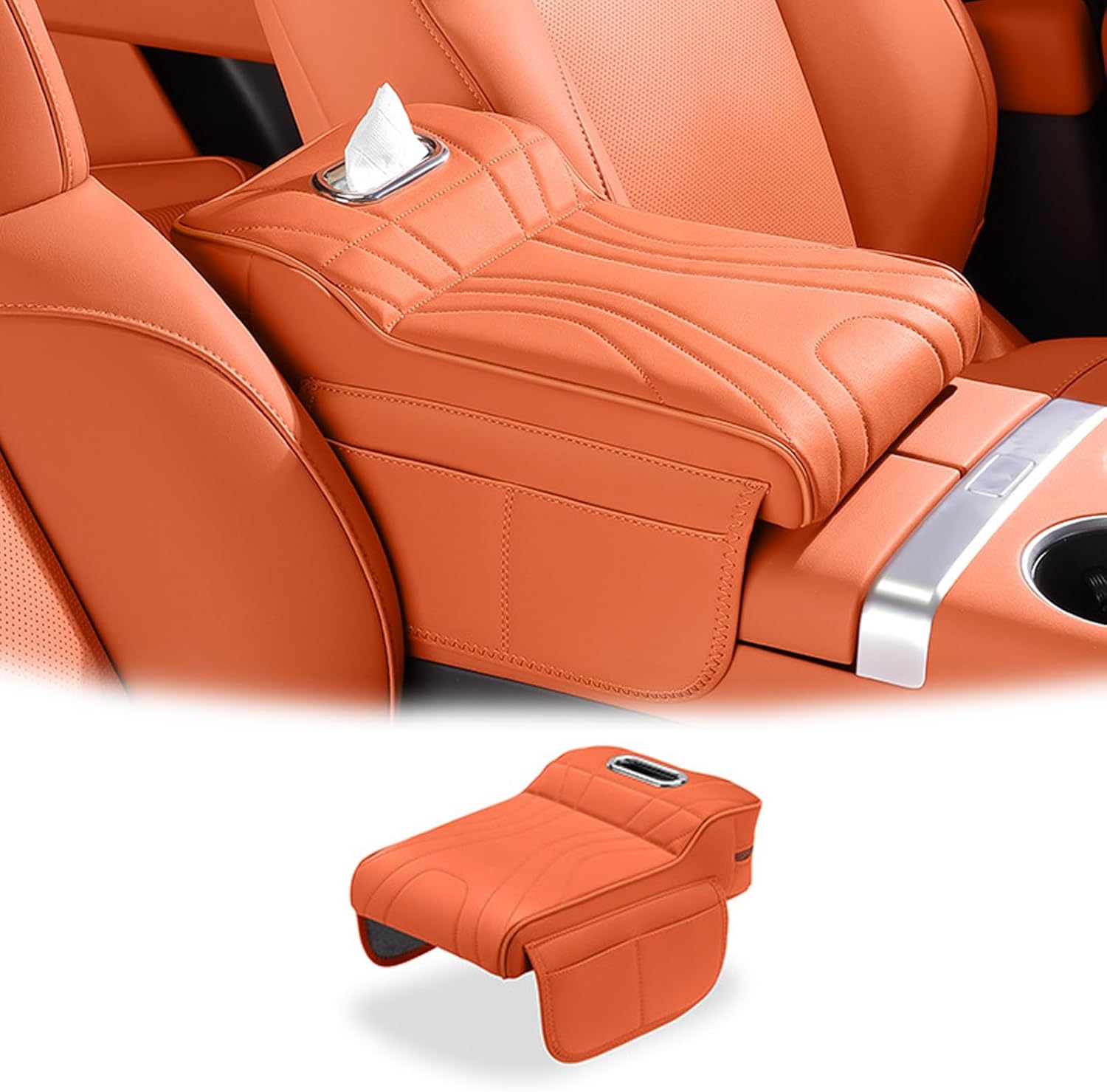 に適用 スバルジャスティM900FM910F平成28年11月~ 車用 アームレストカバー コンソールボックス 肘置き レザー素材 汚