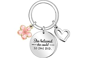 Motivational Quote Keychain for Teenage Girls: Empowering Words for Young Women