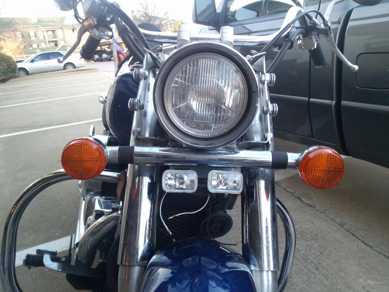 Brand Driving Lamps Fog Lights Compatible for Honda Shadow Aero (all models and years)