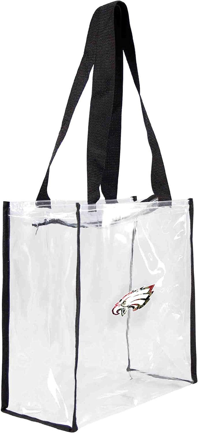 Littlearth Philadelphia Eagles NFL Clear Square Stadium Tote