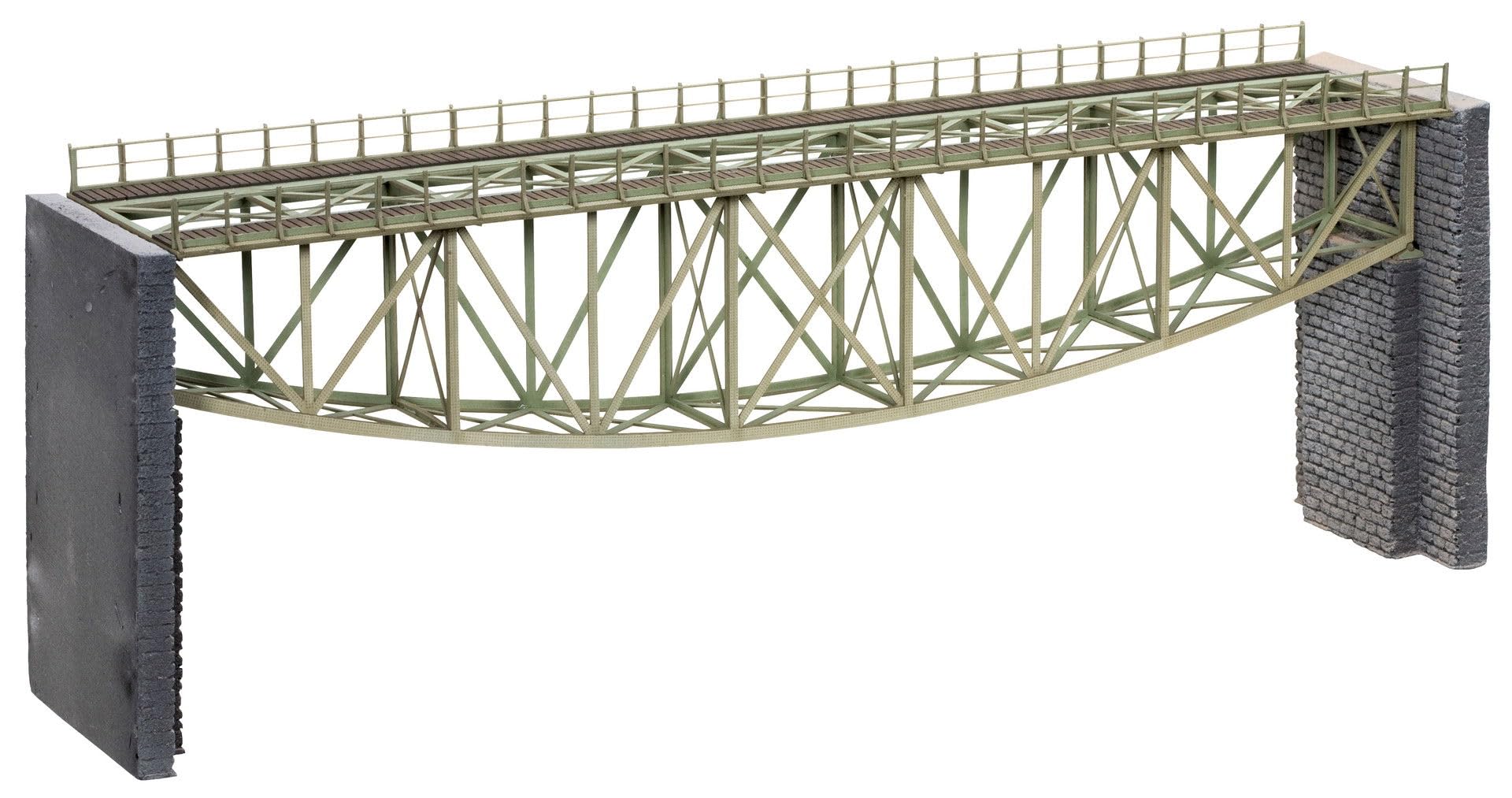 Kato N Scale UniTrack Train Track Double Truss Bridge 9-3/4in Silver