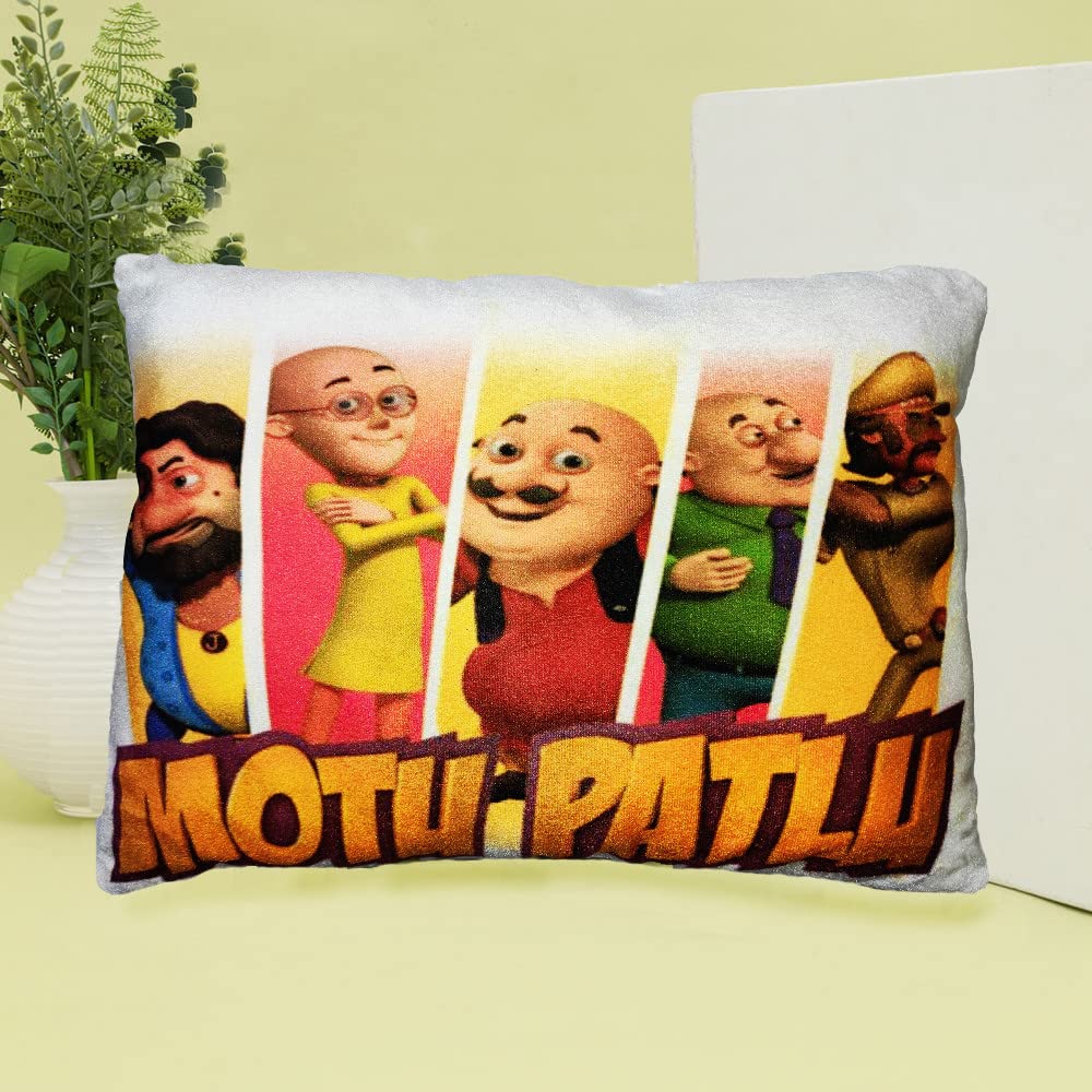 JUZZII Velvet Cartoon Characters MP Characters Cushion Decorative Throw Pillow for Sofa, Home, car, Decorative Square Cushion Gift for Boys Girls Kids Friends and Home Dcor (Size 12x16 Inch) Pack of 1 (B09X13GRRC) Amazon Price History, Amazon Price Tracker