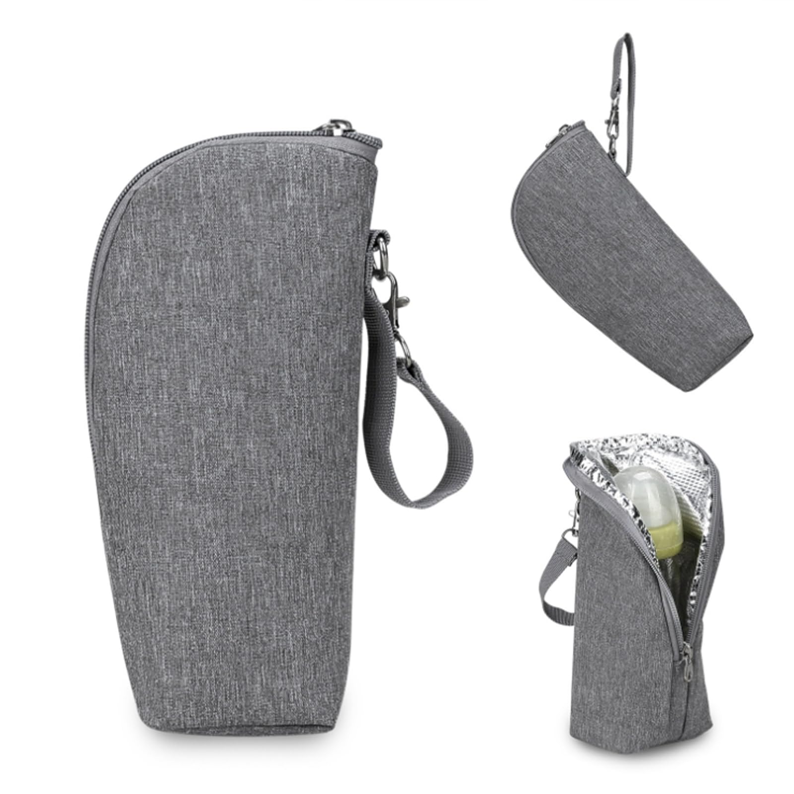 ULVBABI 2pcs Insulated Baby Bottle Bags, Portable Breastmilk Storage Tote Thermal Feeding Pouch Holder Travel Carrier - Image 3