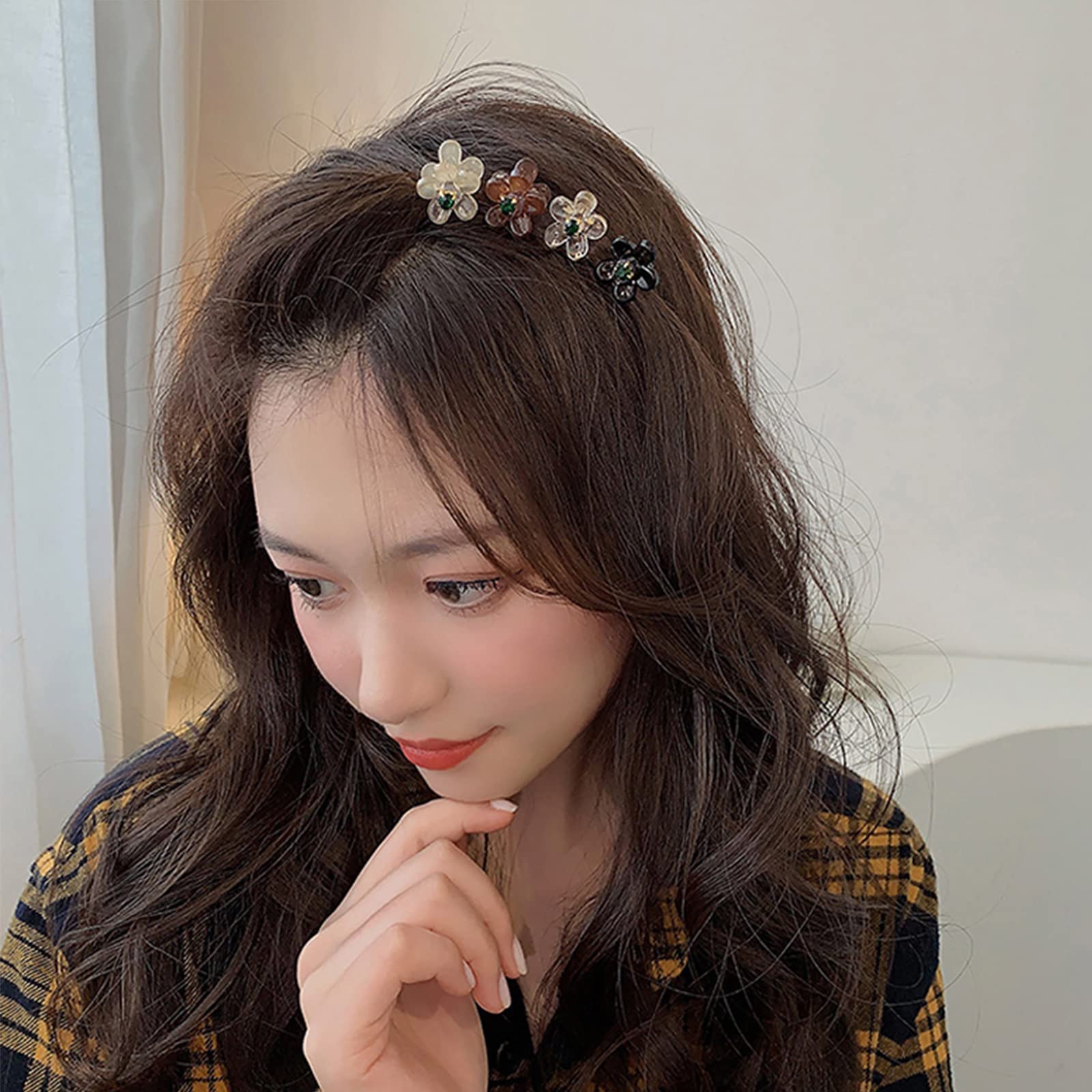 Amazon.co.jp: ALLMIRA ヘアクリップ ミニ 20個セット 花 ヘア