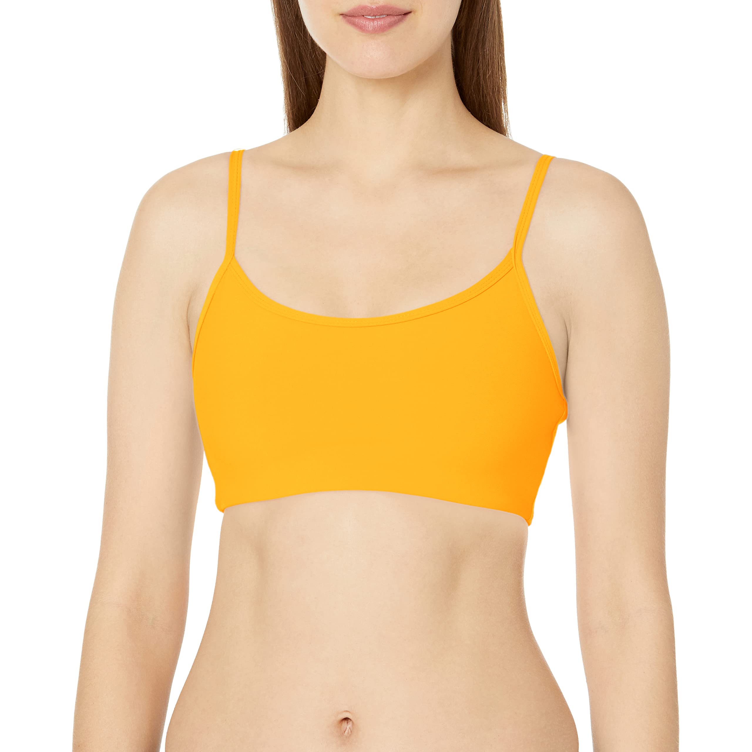 Sage Activewear Women's Padded Wirefree Sports Bra, Model 1SXT02SG, Flower Yellow, XS