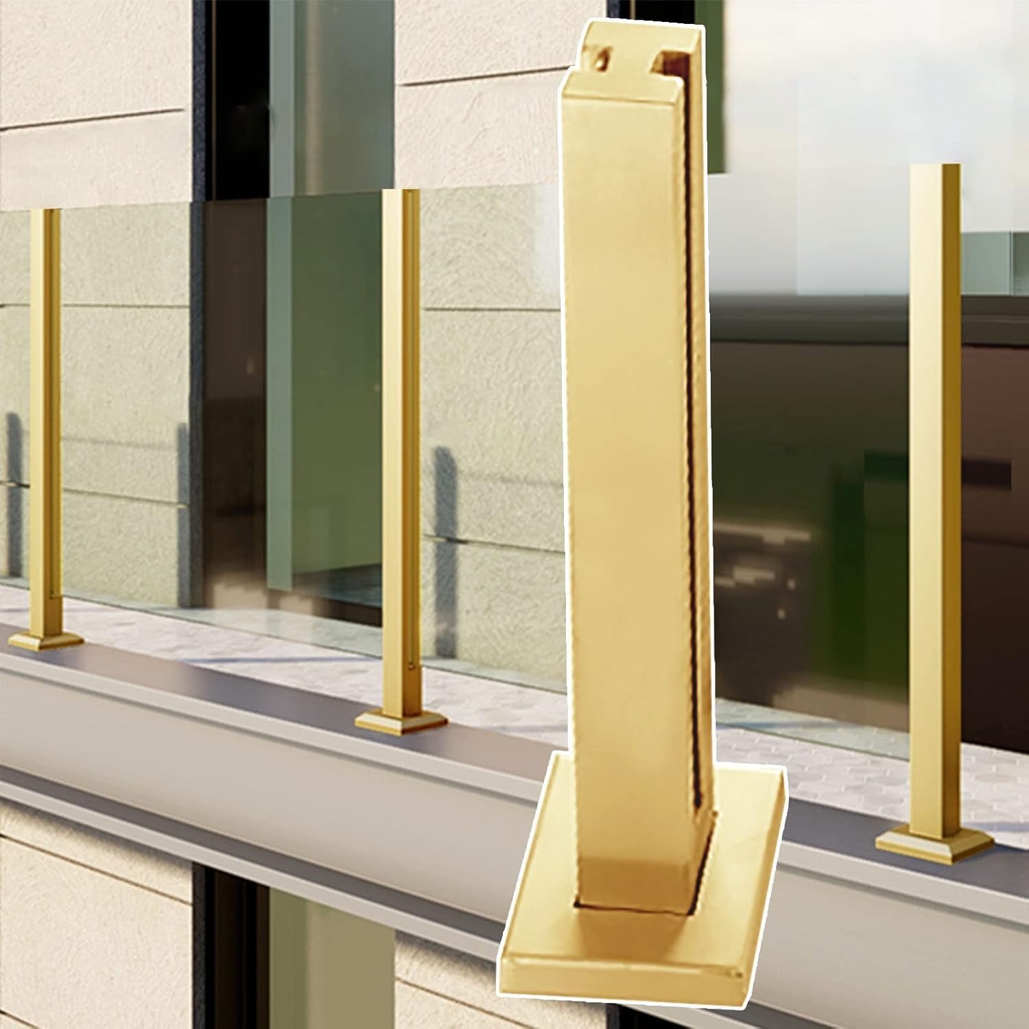 Ringhiera Pos Indoor & Outdoor Fence Panel s per Balcone Terrazza Courard & Deck Guardrail Sicuro per Casa & Giardino