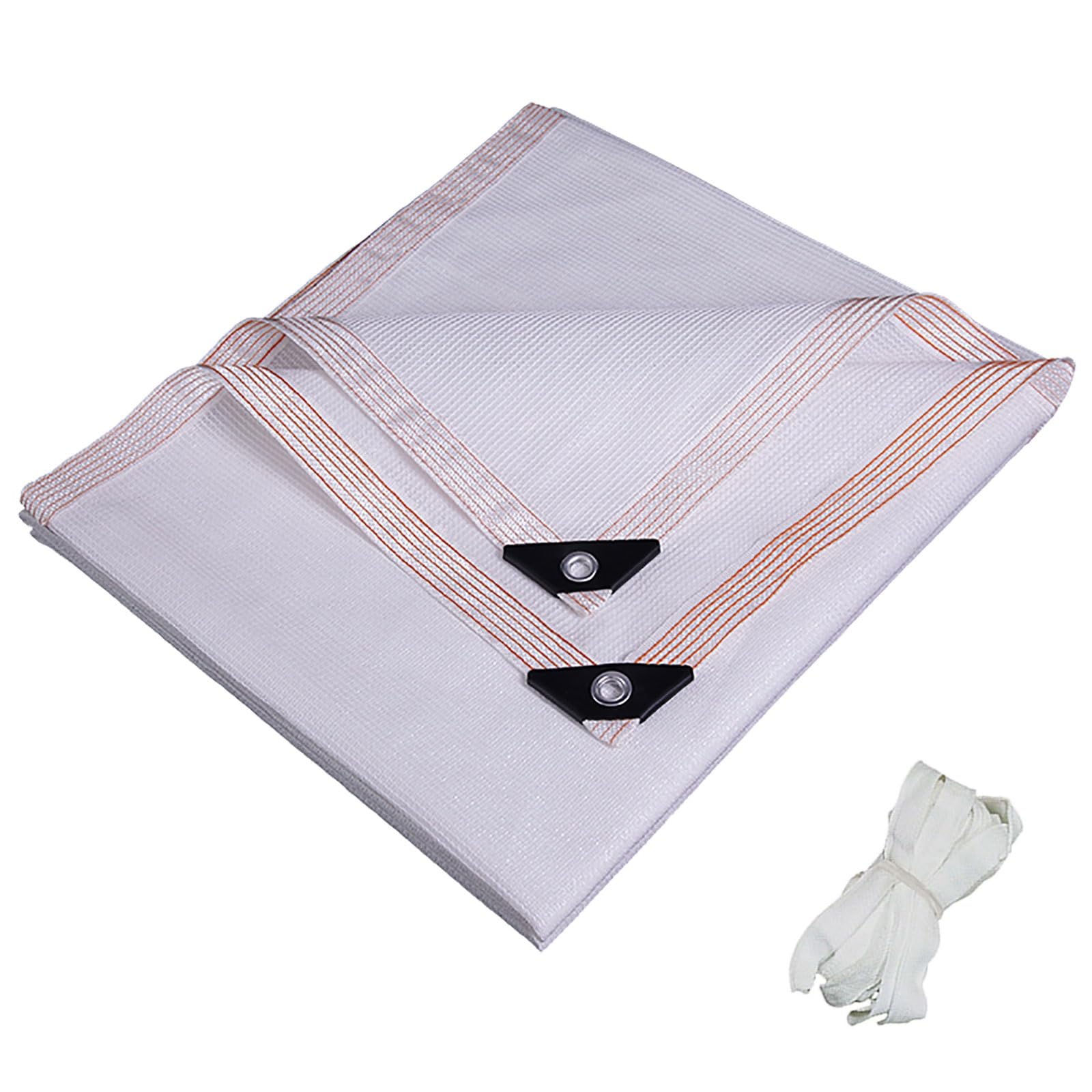 Voile ombrage pare-soleil respirante blanche pour protéger les plantes de la chaleur