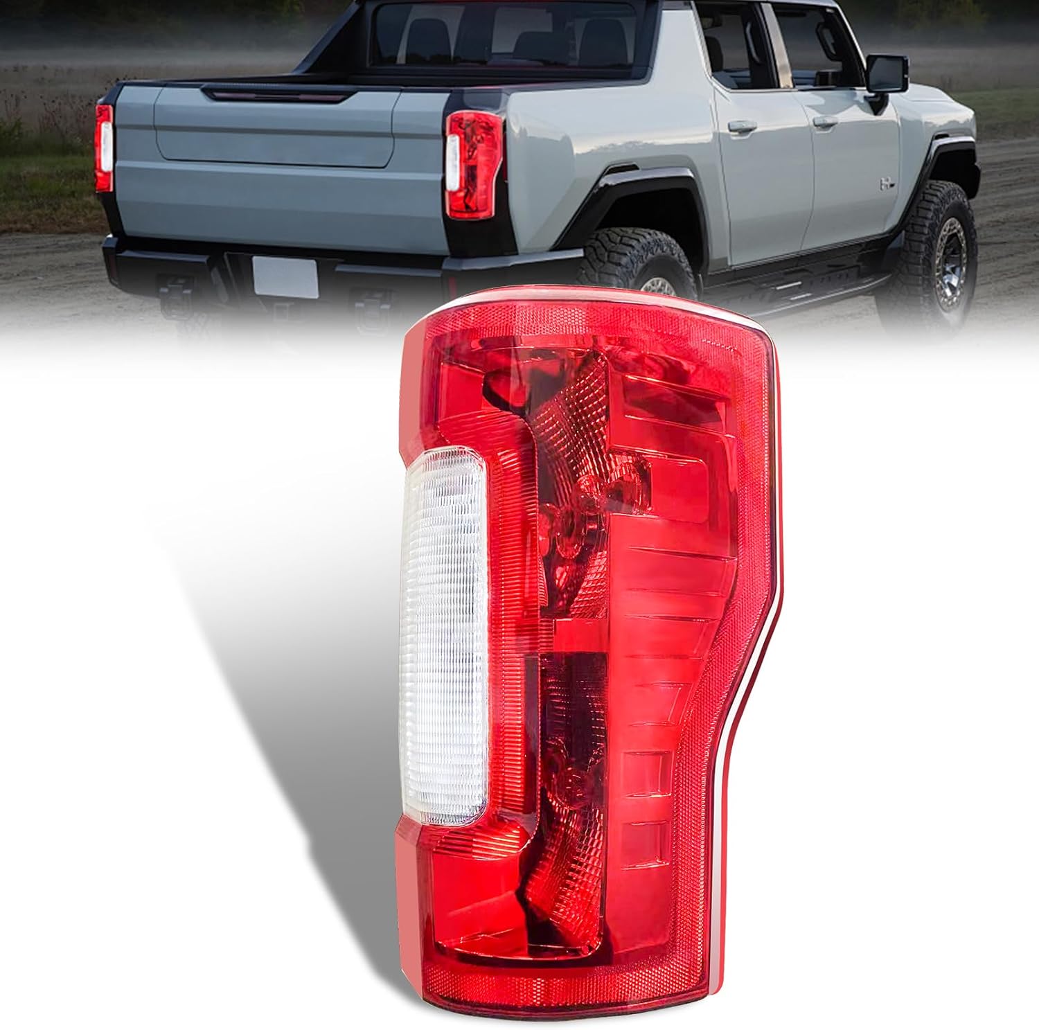 Right Passenger Side Tail Light Rear Lamp Assembly Compatible with Ford F250 F350 2017 2018 2019 Super Duty With Bulbs HC3Z13404D without Blind Spot without LED